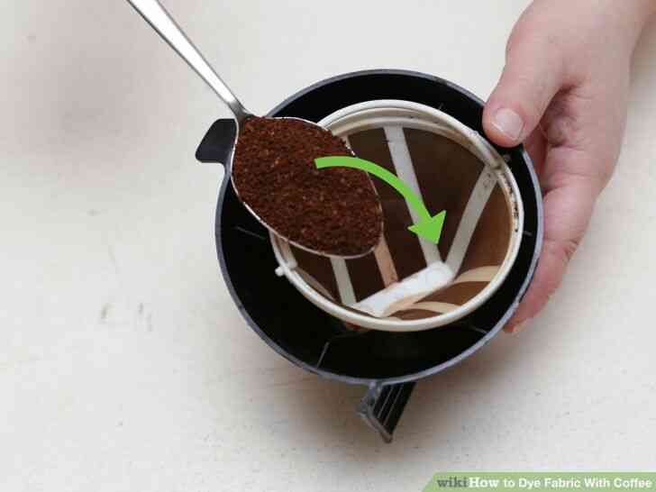 Image intitulée Teinture de Tissu Avec le Café de l